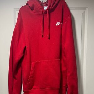 Nike Men's Red Hoodie